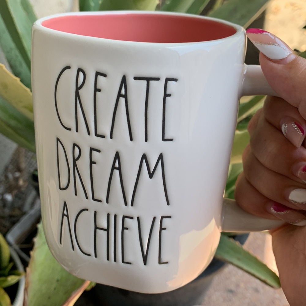 Rae Dunn mug CREATE DREAM ACHIEVE